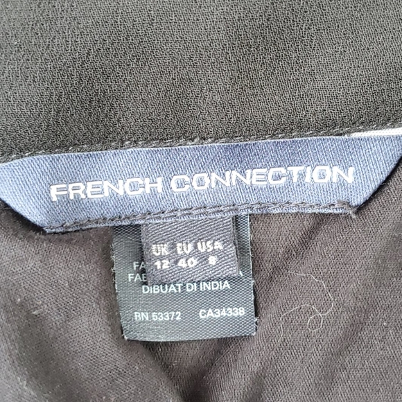 FC blk skirt with exquisite embroidery & fringe - Picture 5 of 6